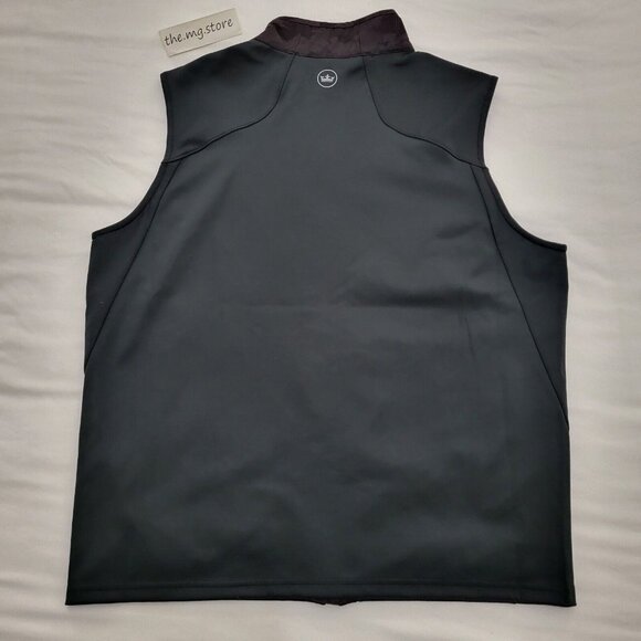 PETER MILLAR Fuse Elite Brushstroke Camo Vest Gilet Black Men’s Sz M MSRP $200 - Picture 2 of 6